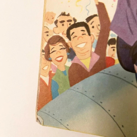 Vintage 1964 Fireball XL5 Little Golden Book First Edition Barbara Shook - Picture 15 of 16